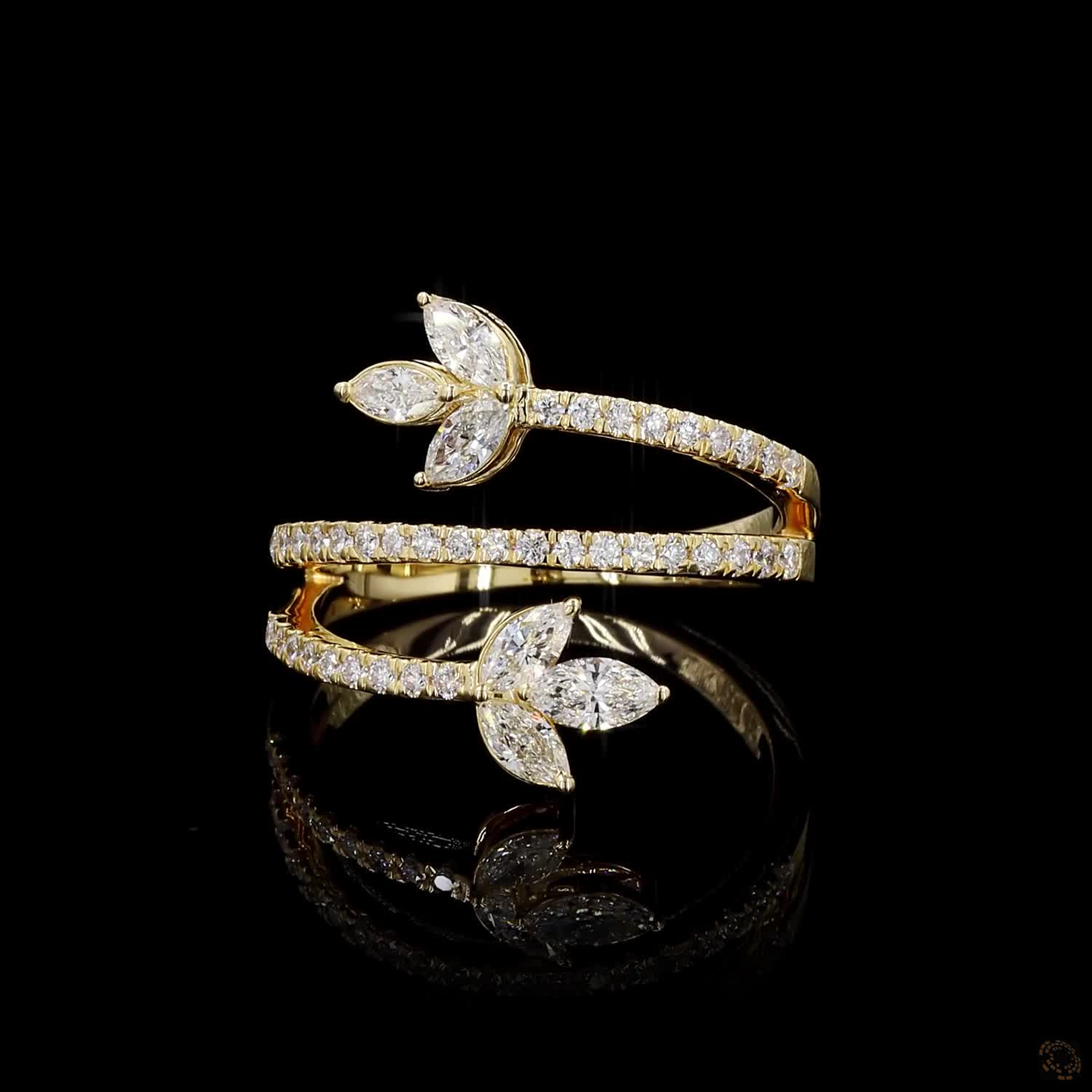 Marquise Cluster Ring